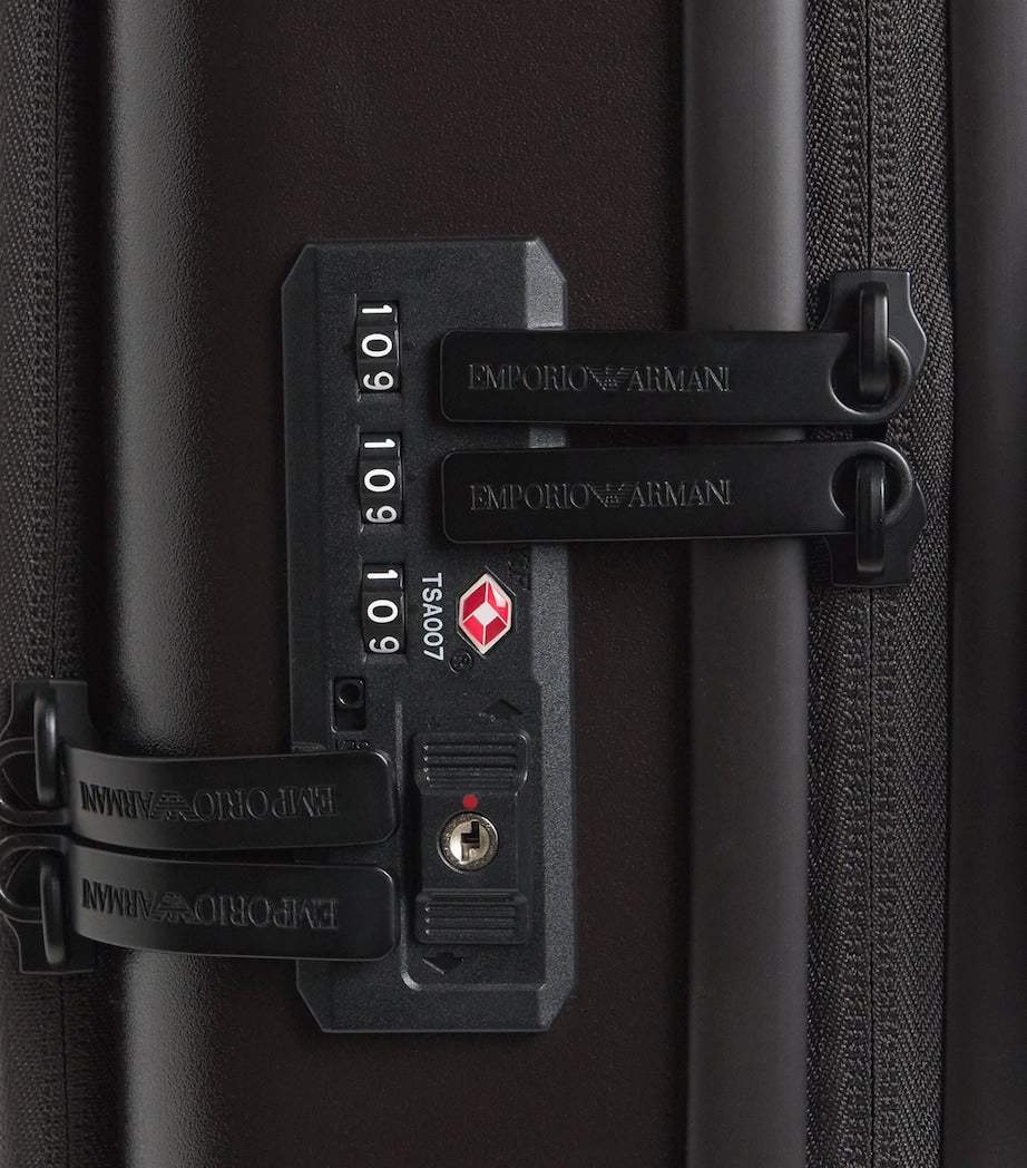 Emporio Armani Logo carry-on suitcase 55cm (British brand)