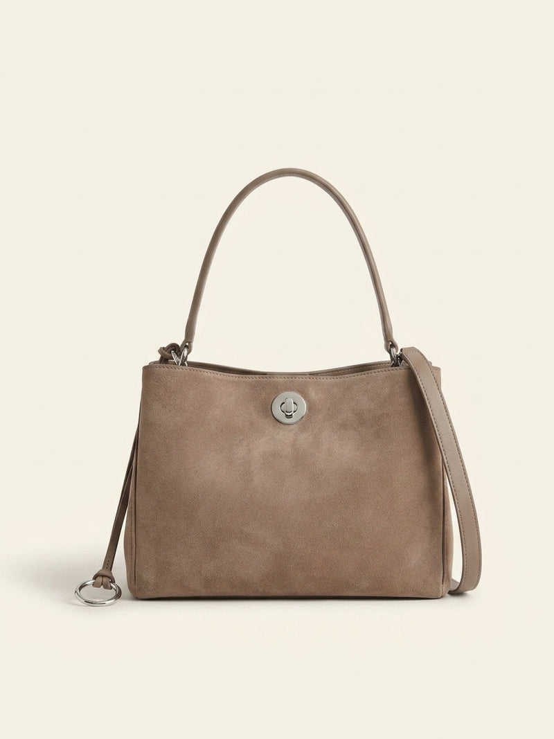 Balenciaga Rodeo small suede top-handle bag, imported from the UK