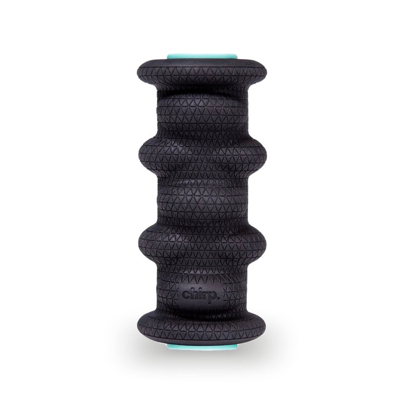 Chirp Wheel XR foot roller for myofascial relief, imported from the UK