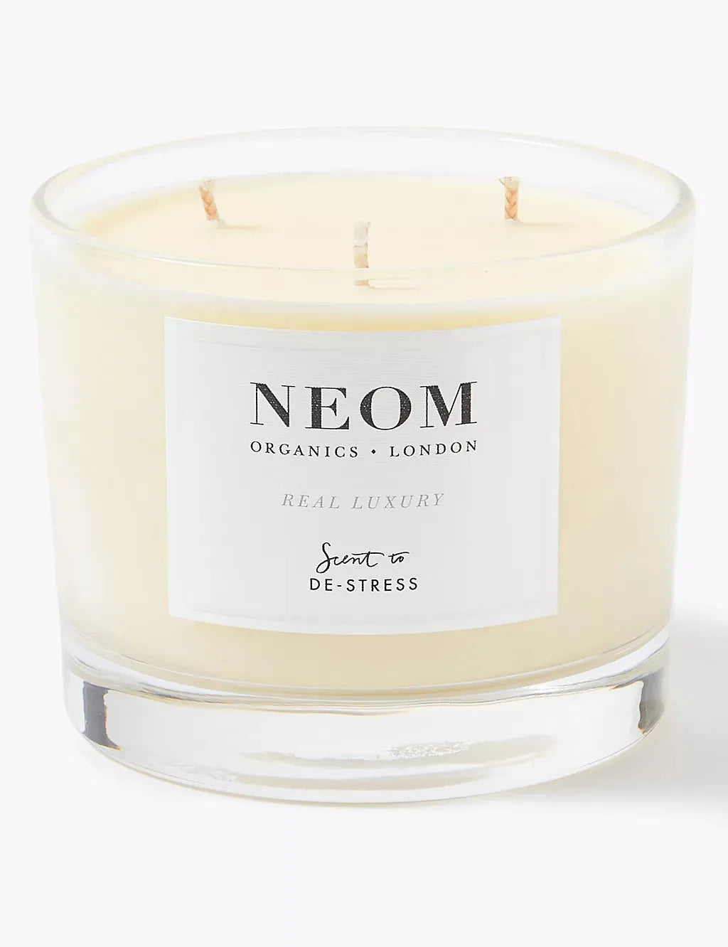 Real Luxury Candle (3 wicks) 420g Accessories & Cleaning M&S   