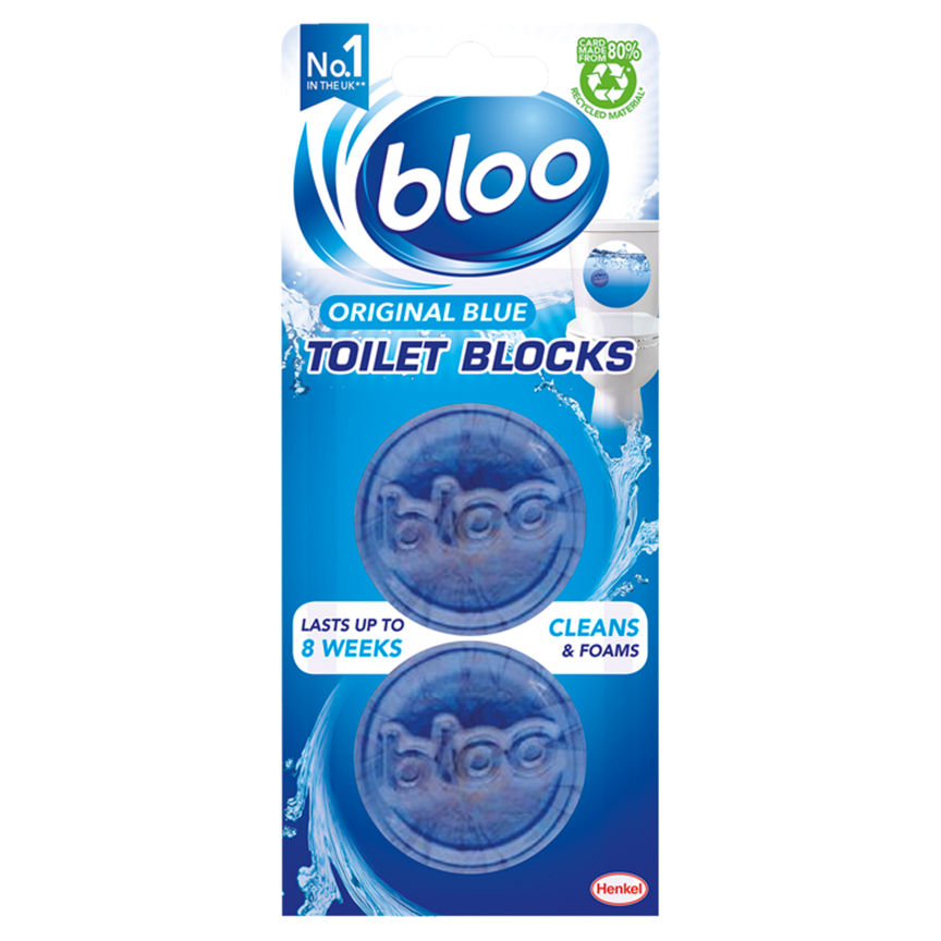 Bloo In-Cistern Blocks Blue GOODS ASDA   