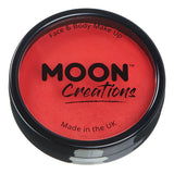 Moon Creations Pro Face Paint Bright Red, imported from the UK
