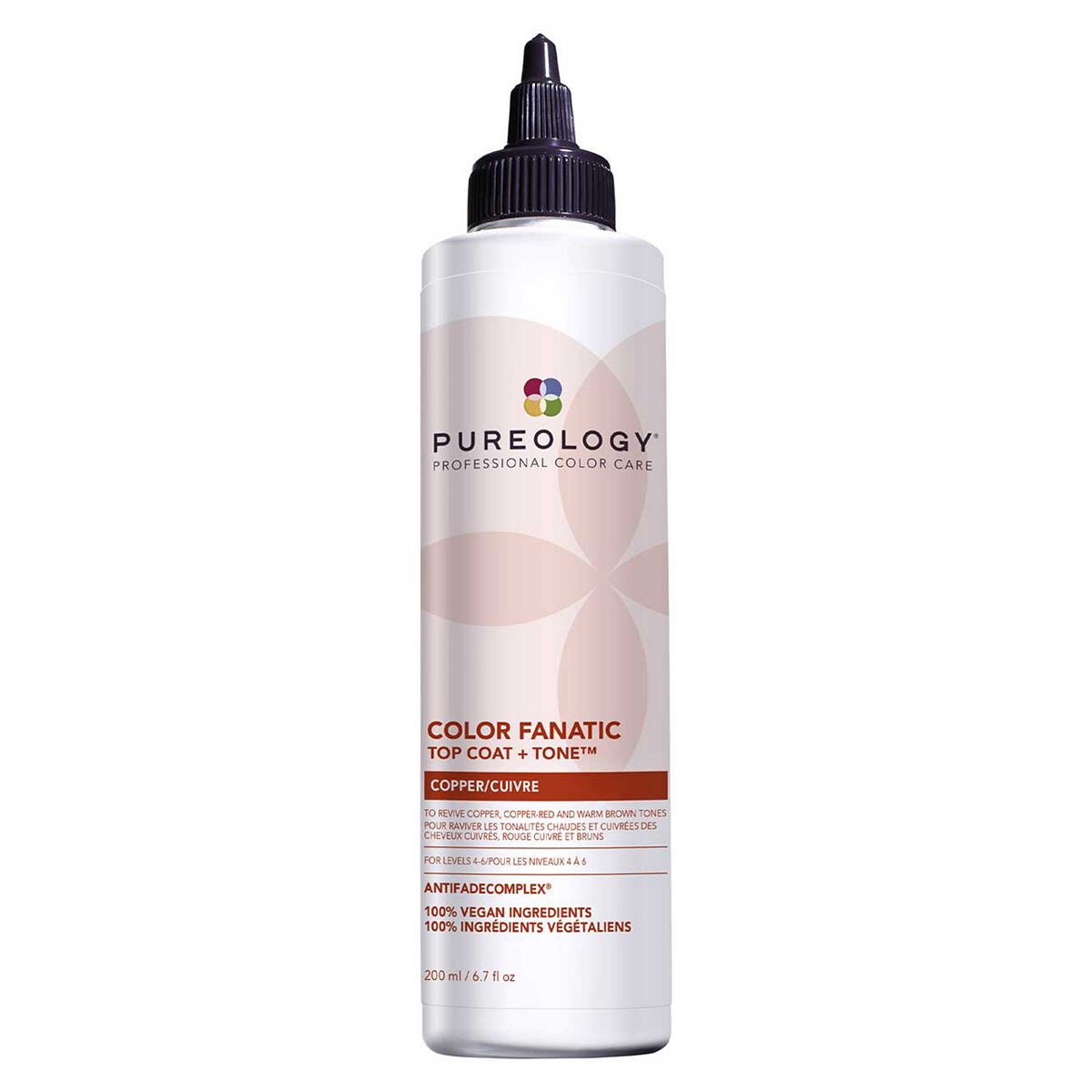 Pureology Color Fanatic Top Coat + Tone Copper Color Glaze Toner For Copper Colour-Treated Hair 200ml GOODS Boots   