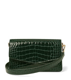 Aspinal of London Eliza croc-embossed clutch bag (British brand)