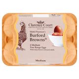 Clarence Court Mabel Pearmans's Burford Brown Medium Free Range Eggs x6 GOODS Sainsburys   