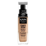 NYX Professional Makeup Cant Stop Foundation Porcelain GOODS Superdrug TRUE BEIGE  