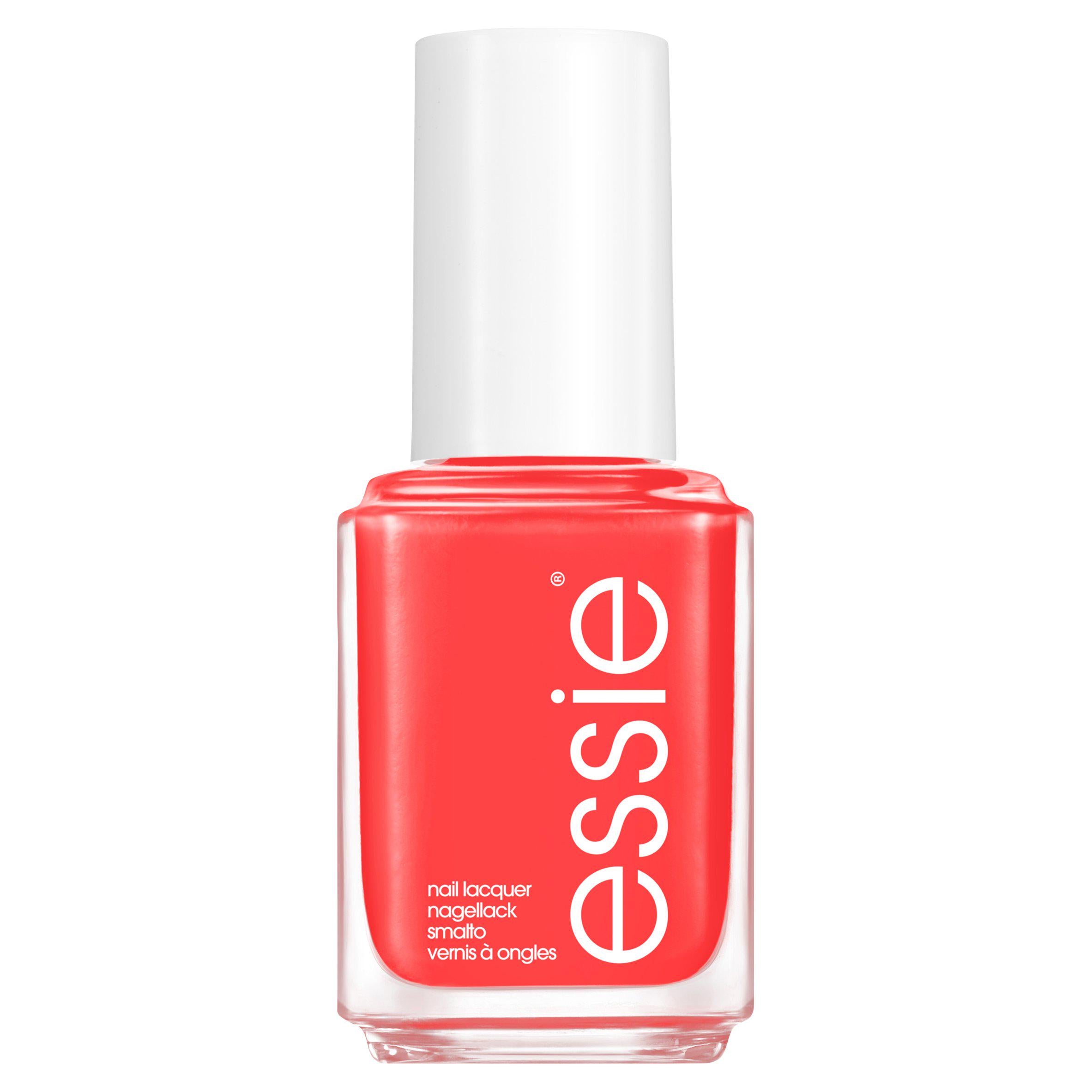 Essie Original 858 Handmade with Love Bright Coral Red Nail Polish 13.5ml GOODS Sainsburys   