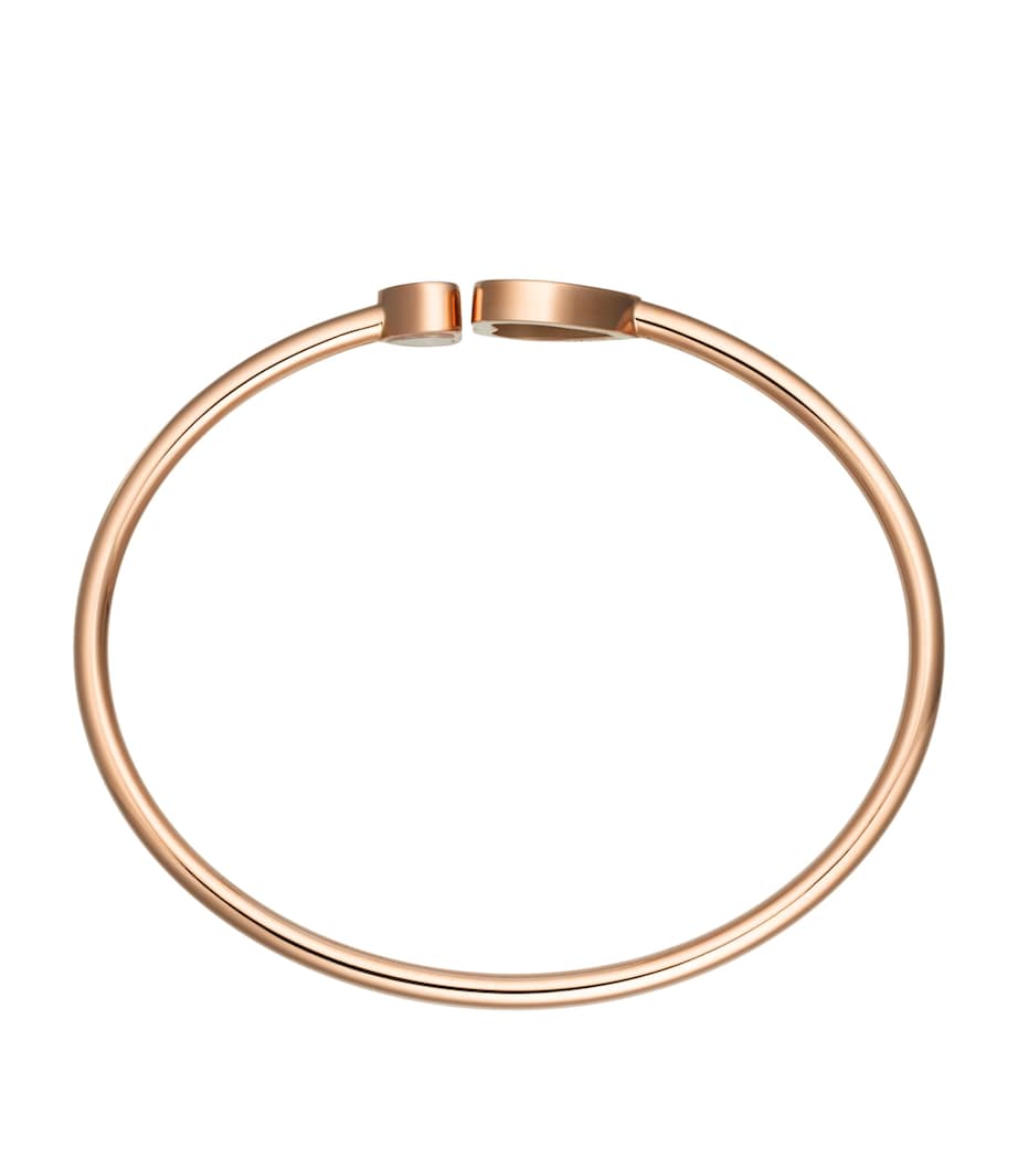 Chopard bangle rose gold moving diamond tiger's eye, imported from the UK
