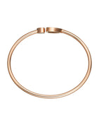 Chopard bangle rose gold moving diamond tiger's eye, imported from the UK