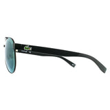 Lacoste L185S green mirrored sunglasses pilot style in Matte Green, UK version