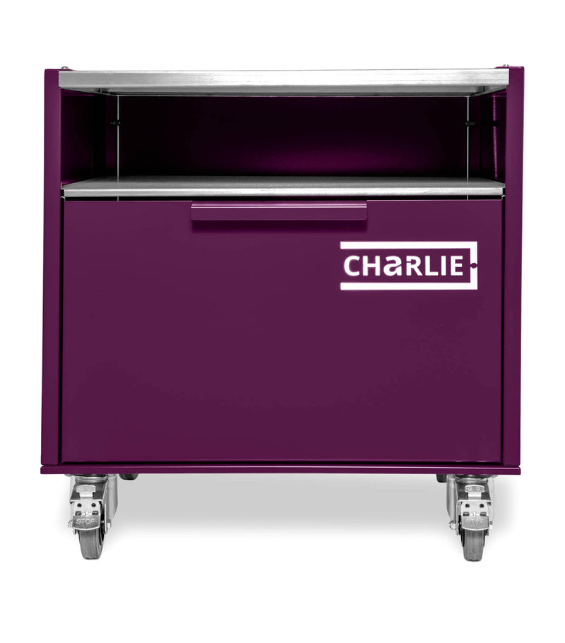Charlie Oven Outdoor Island Cabinet for charcoal and utensils - British product