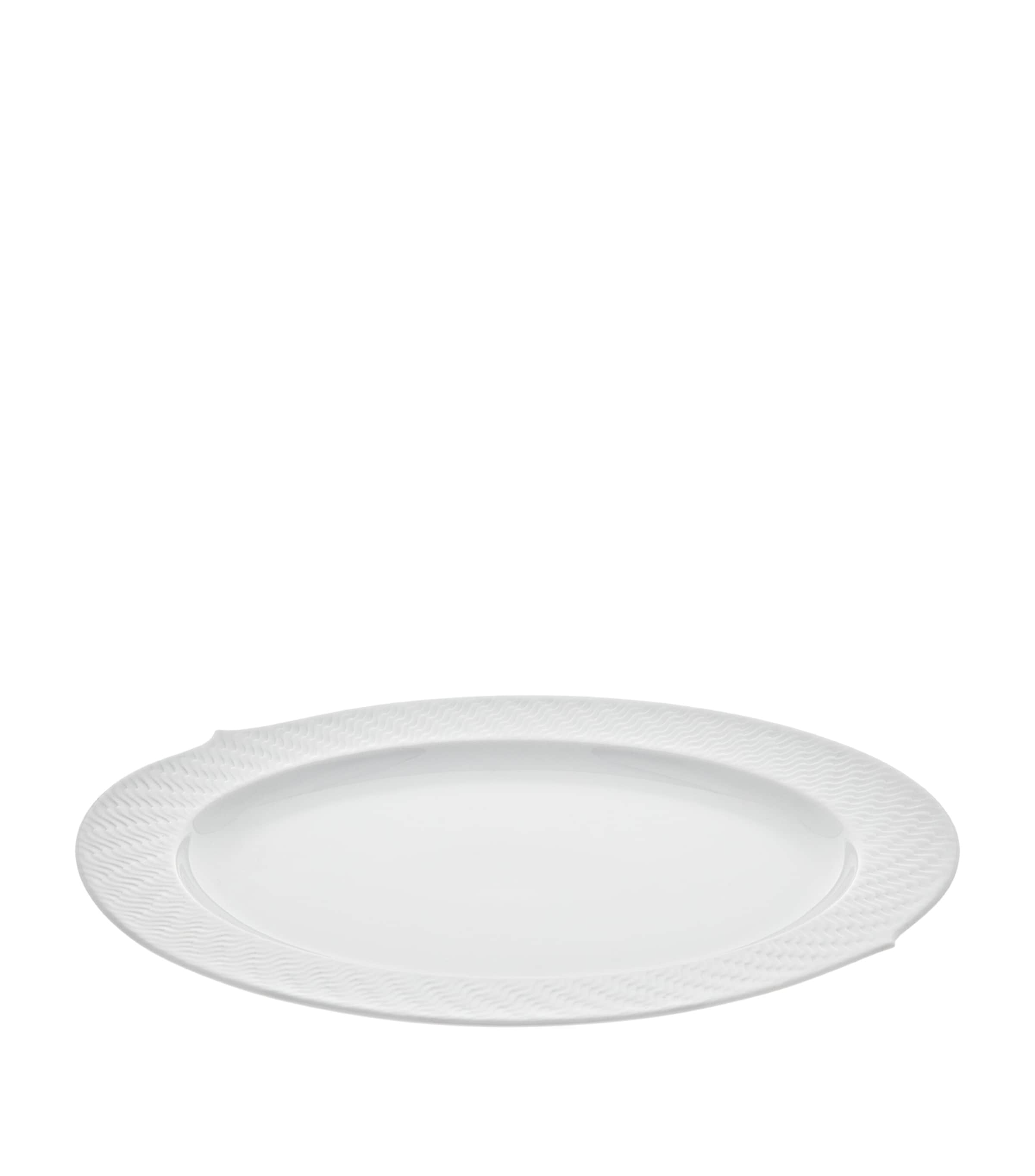 Meissen serving platter Waves Relief Oval 39cm (British brand)