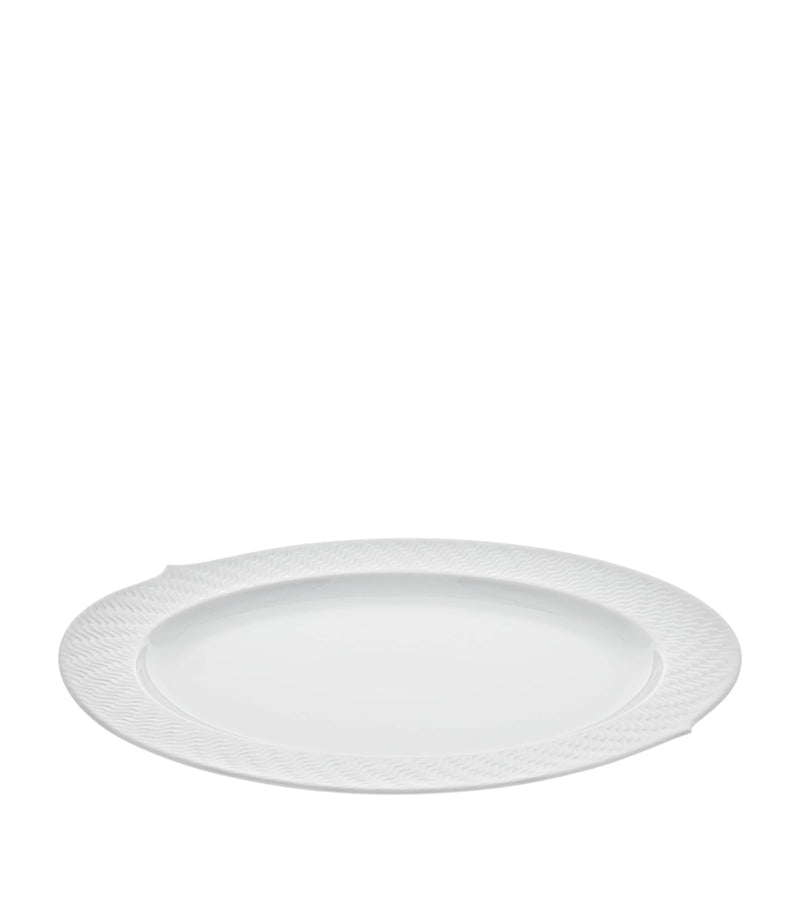 Meissen serving platter Waves Relief Oval 39cm (British brand)
