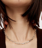 Monica Vinader sterling silver Alta mini chain necklace - British product
