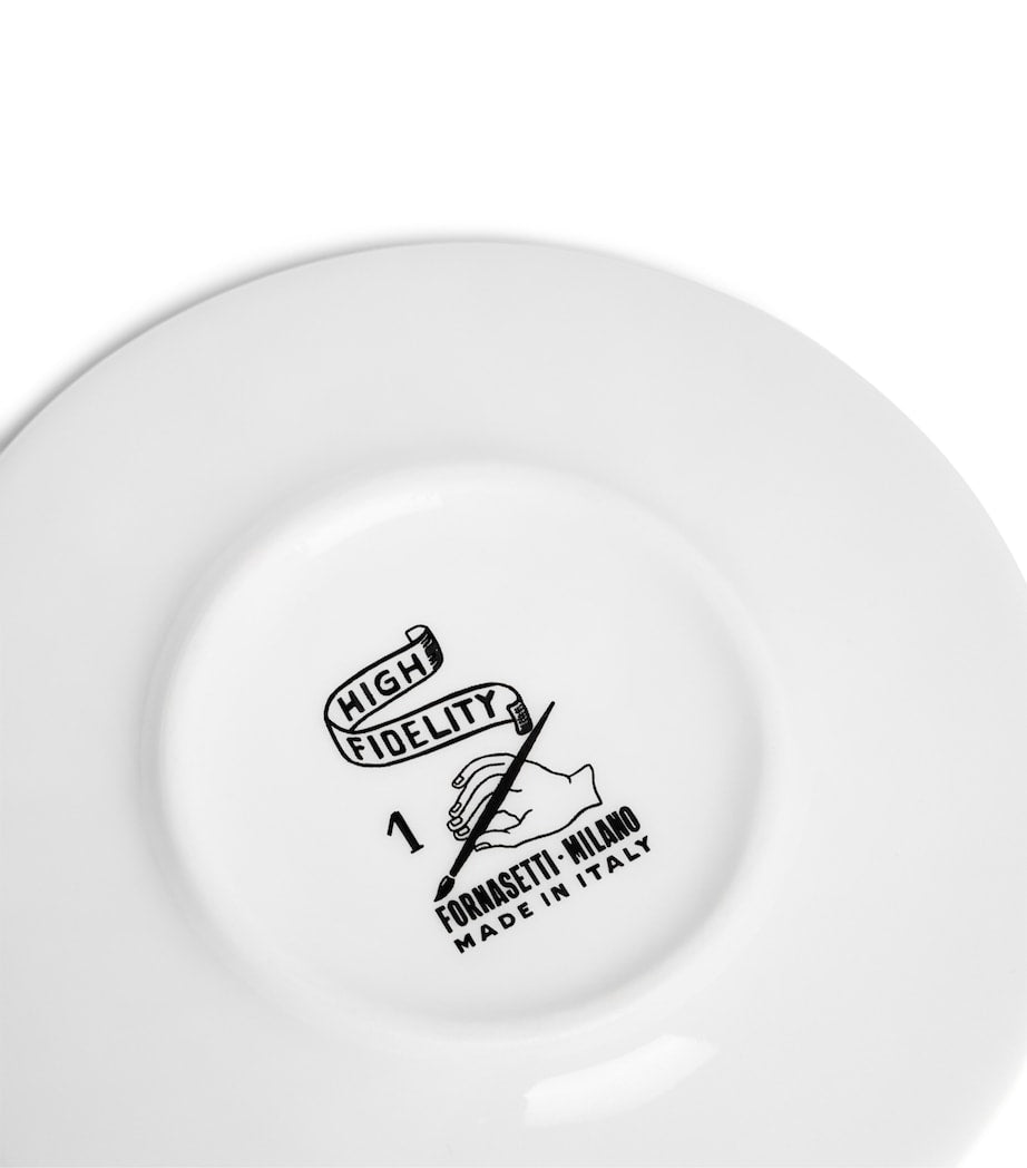 Fornasetti High Fidelity coffee cups set of 6 - British product