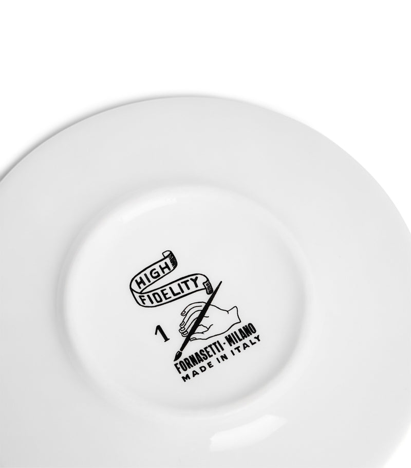 Fornasetti High Fidelity coffee cups set of 6 - British product