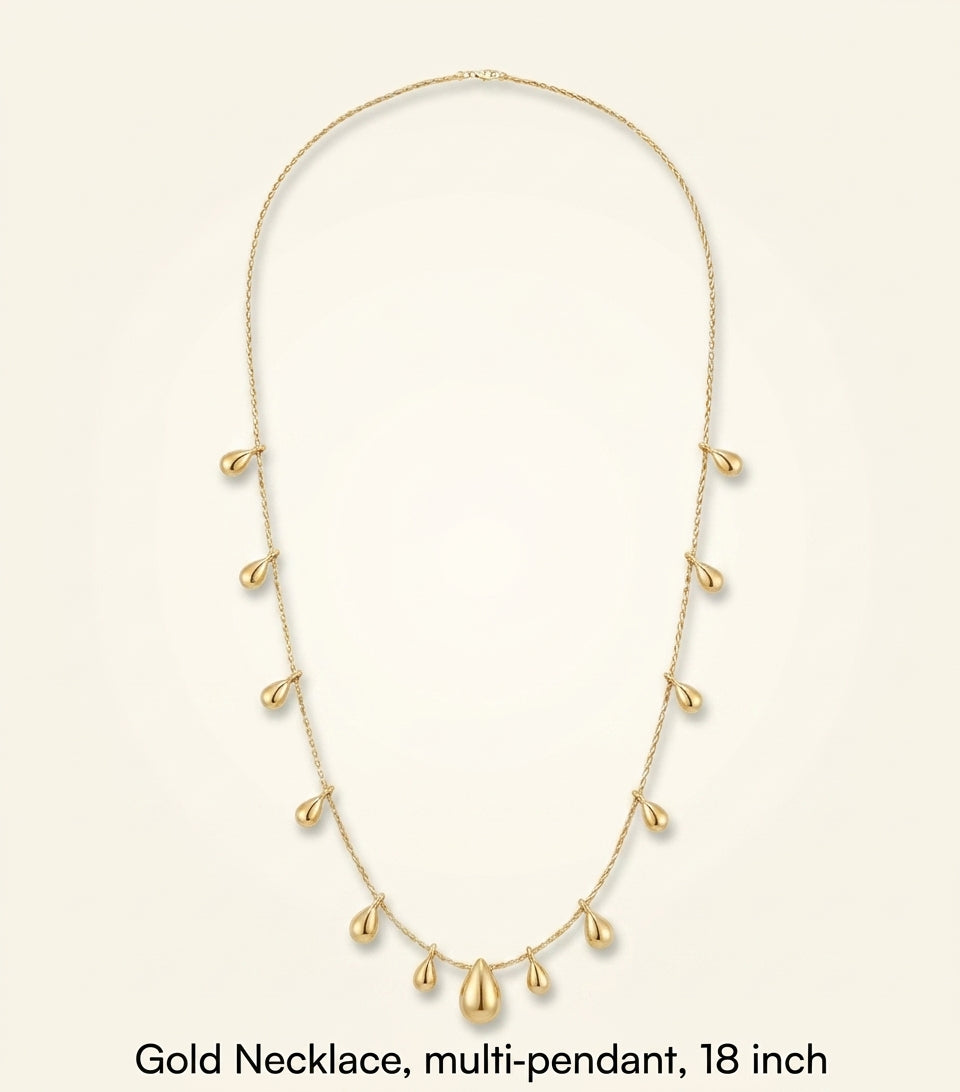 Cartier Grain de Café diamond yellow gold necklace (British brand)