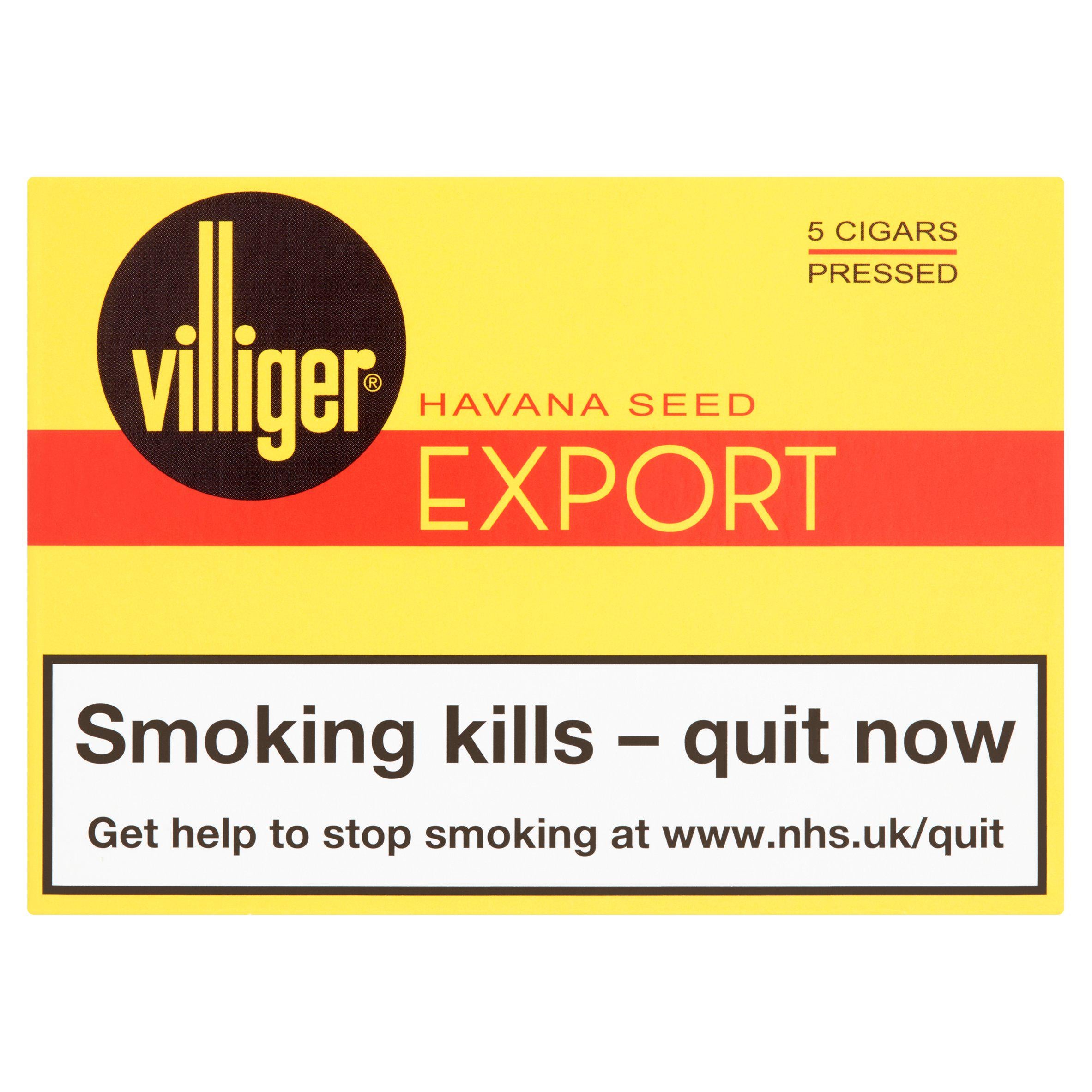 Villiger Export Pressed Cigars x5 GOODS Sainsburys   