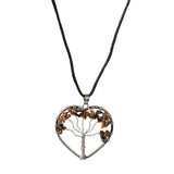 Myga tree of life tiger eye pendant, UK version