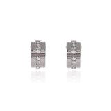 Cachet Matice clip on earrings with CZ stones, UK version