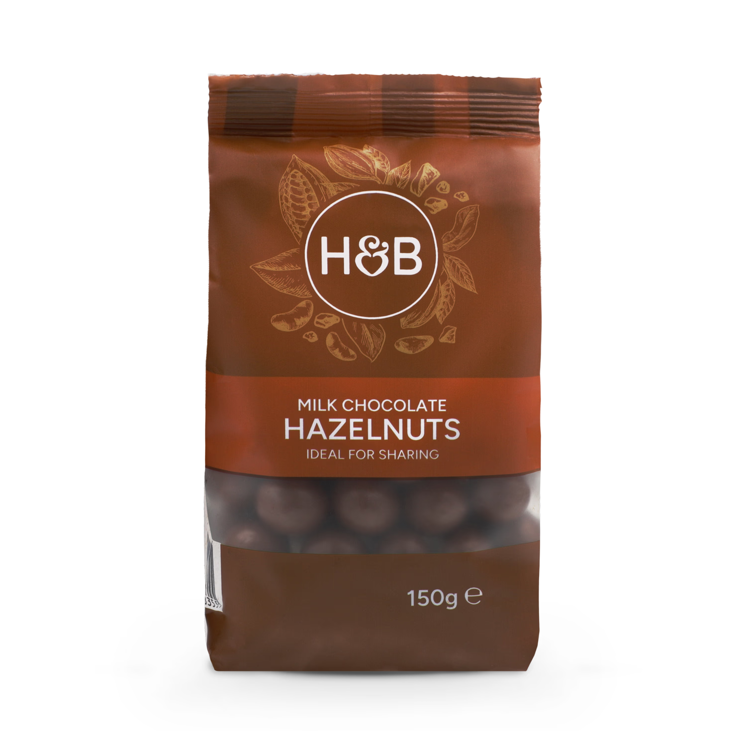 Holland & Barrett milk chocolate hazelnuts 150g, UK version