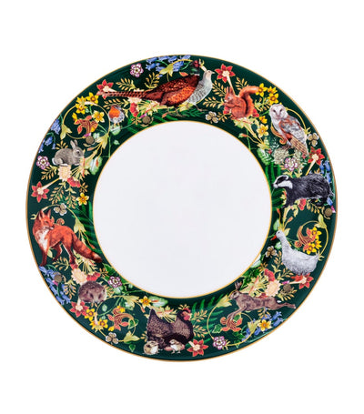 Assiette en porcelaine fine Woodland Wildlife 27 cm pour présentoir décoratif Harrods - Acheter en ligne sur McGrocer
