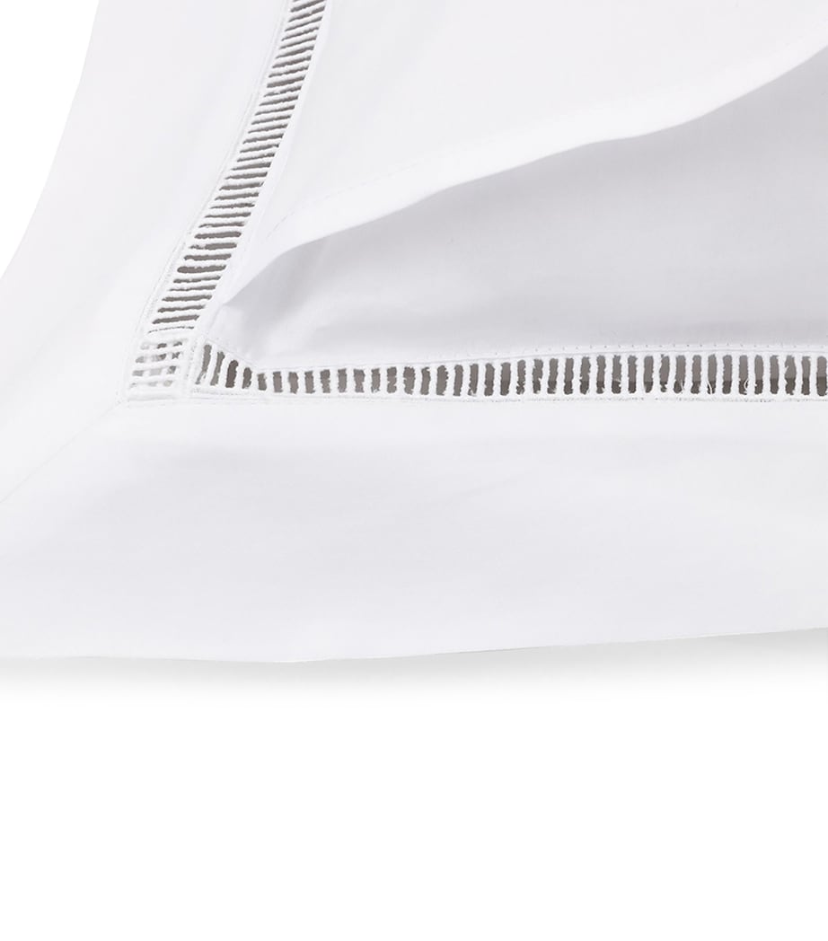 Yves Delorme Colisée Blanc boudoir pillowcase 31cm x 42cm (British brand)