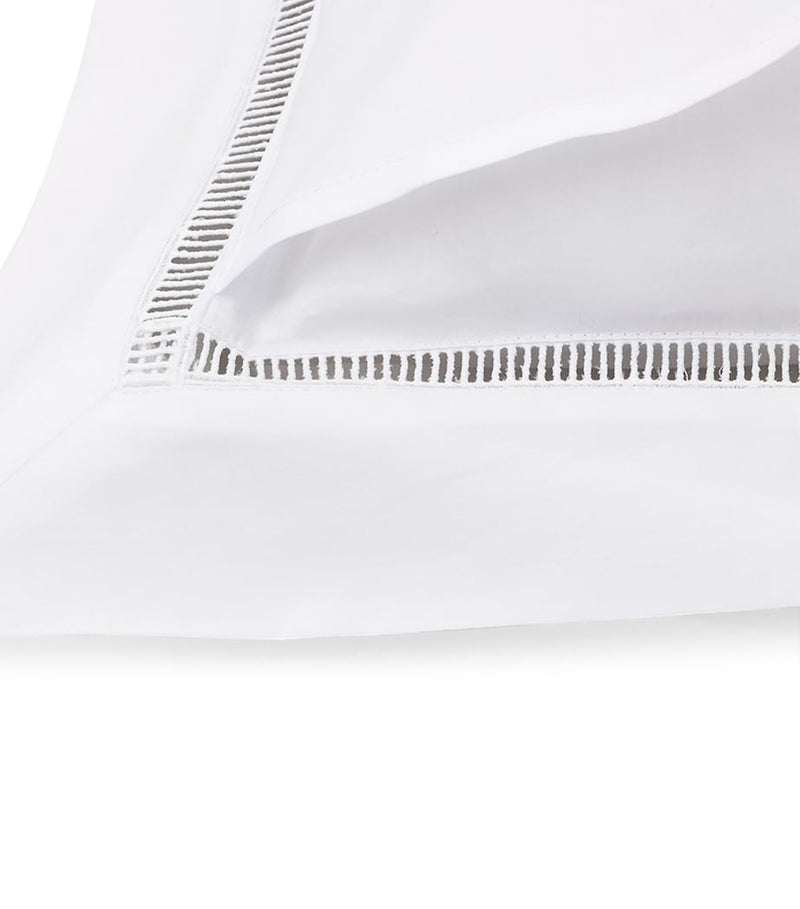 Yves Delorme Colisée Blanc boudoir pillowcase 31cm x 42cm (British brand)