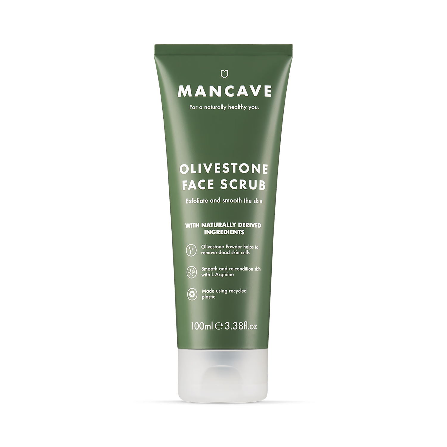 Mancave Olivestone face scrub 100ml - British product