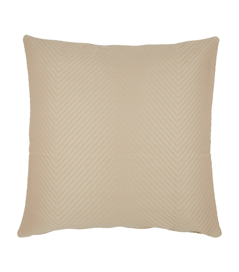 Frette herringbone cushion cover 65cm x 65cm, imported from the UK