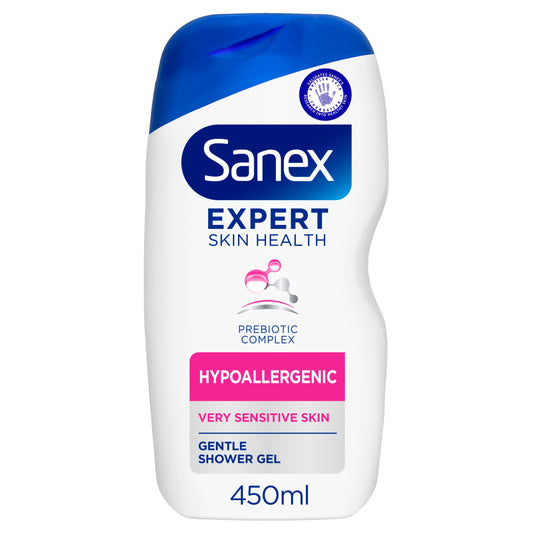 Sanex Expert Skin Health Hypoallergenic Shower Gel 450ml Sanex Sainsburys   