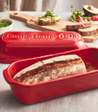 Emile Henry ceramic bread loaf baker 39.5cm - British product