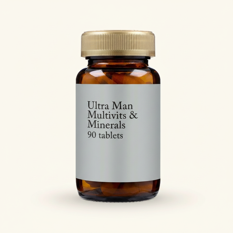 Holland & Barrett Ultra Man Men's Multivitamin 90 Caplets (British brand)