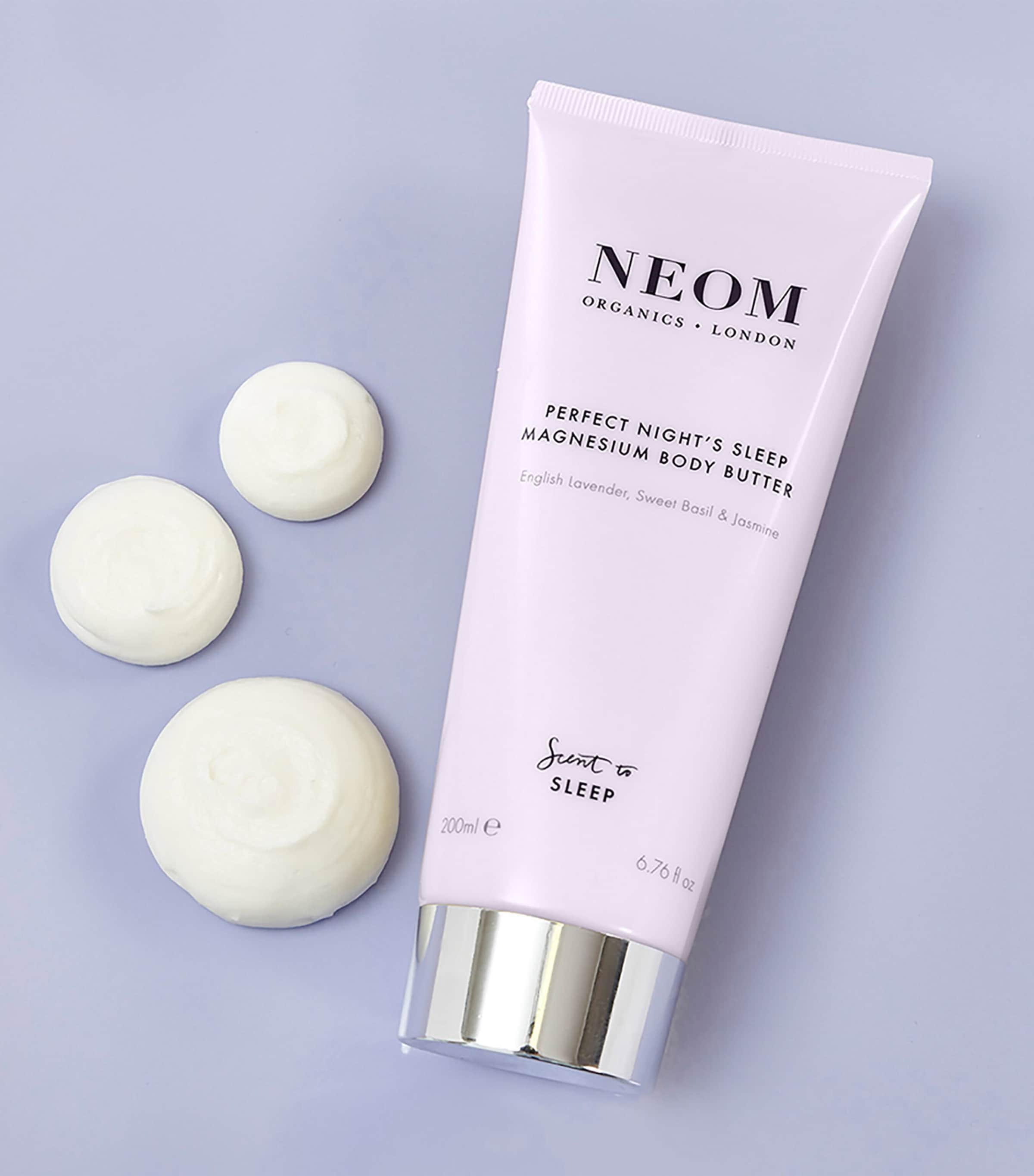 NEOM Perfect Night's Sleep Magnesium Body Butter 200ml, imported from the UK