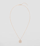 Chaumet medium rose gold diamond pendant necklace, imported from the UK