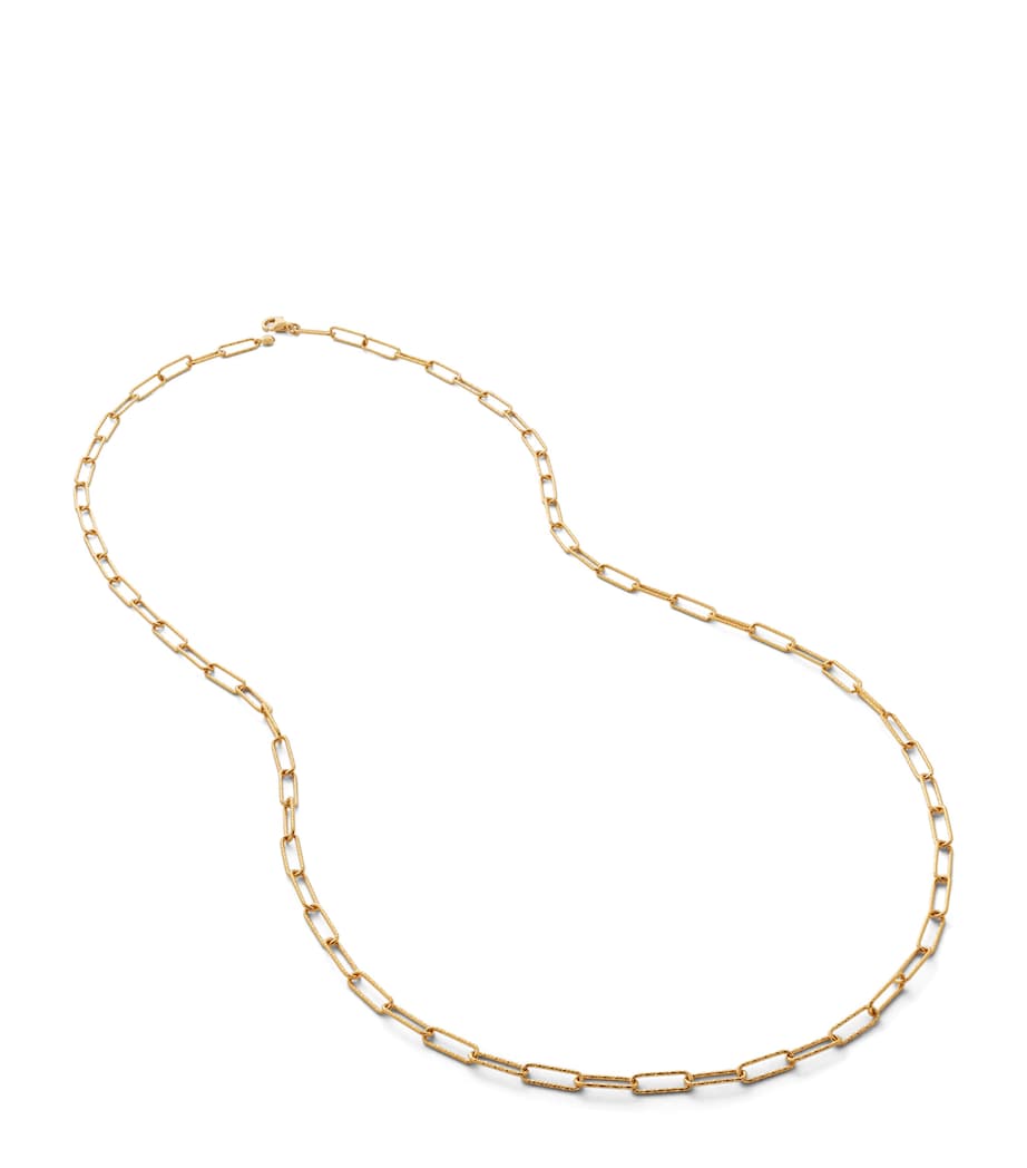 Monica Vinader gold vermeil Alta necklace (British brand)