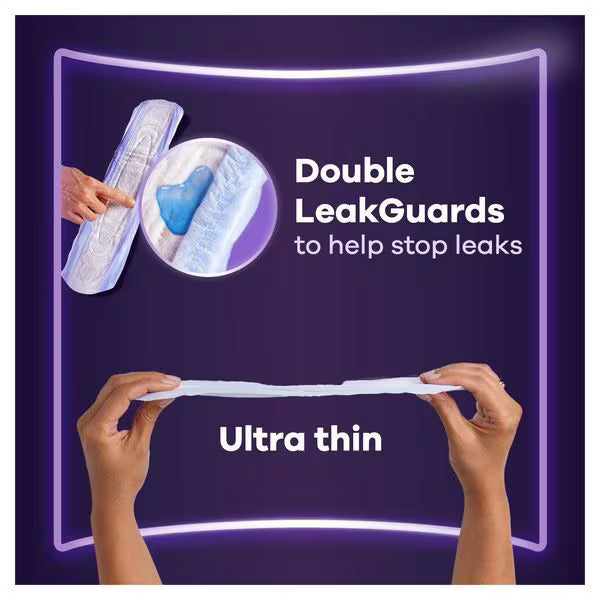 Always Discreet Incontinence Pads Ultimate Night 6 pack - British product