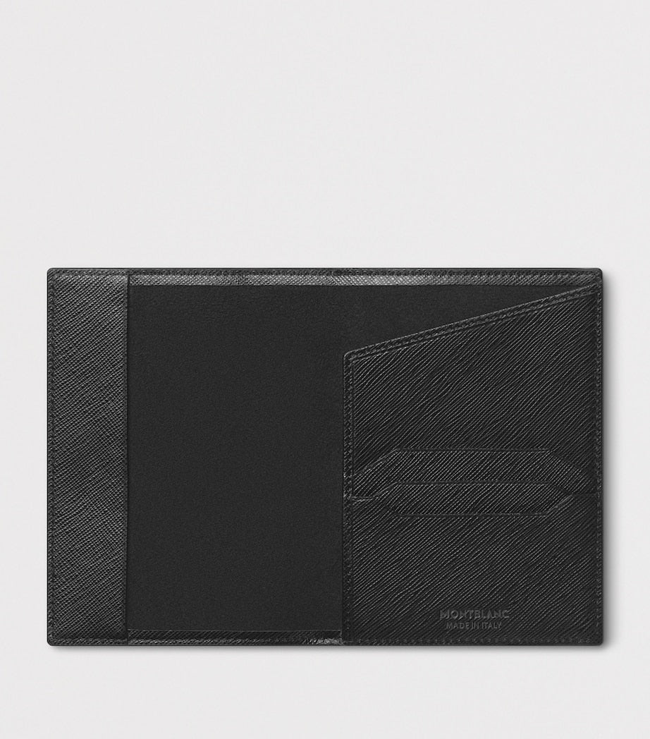 Montblanc Sartorial leather passport holder embossed exterior - (British brand)