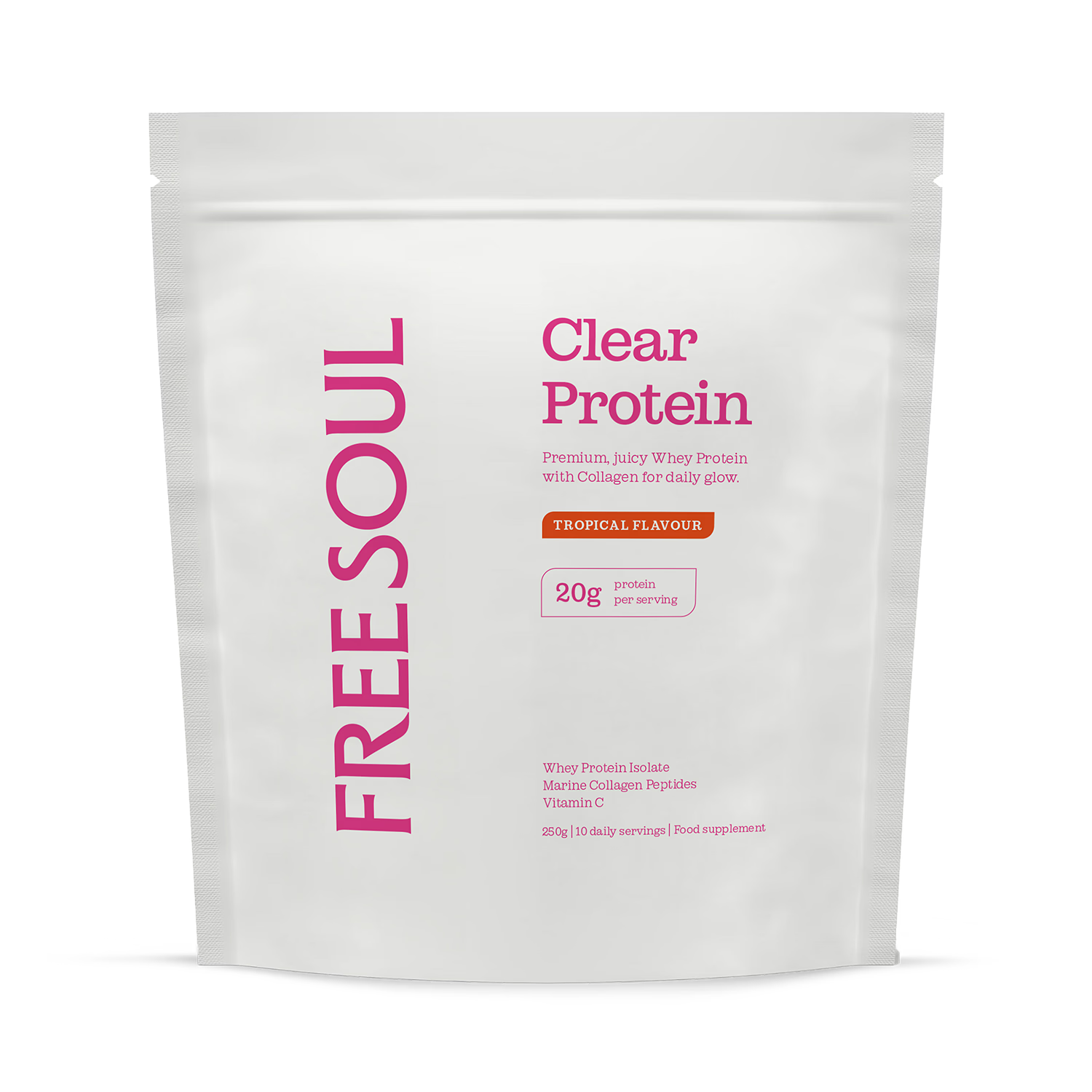 Free Soul Clear Protein Tropical 250g, UK version