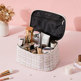 Livingandhome off-white makeup bag 22x14x13cm, UK version