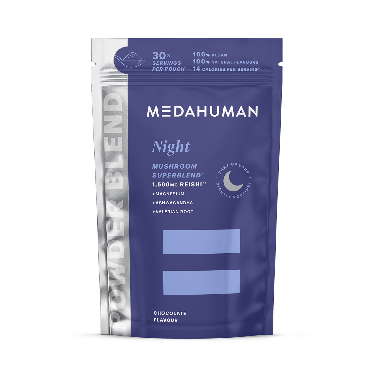 Medahuman Night Superblend Powder 150g, imported from the UK