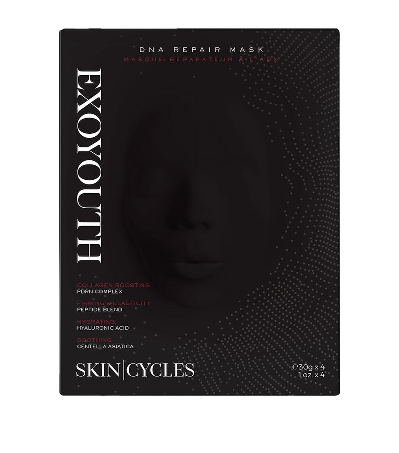 SKIN - CYCLES ExoYouth DNA Repair Sheet Mask pack of four (British brand)