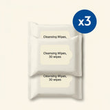 No7 Biodegradable Cleansing Wipes Bundle 3 pack, imported from the UK