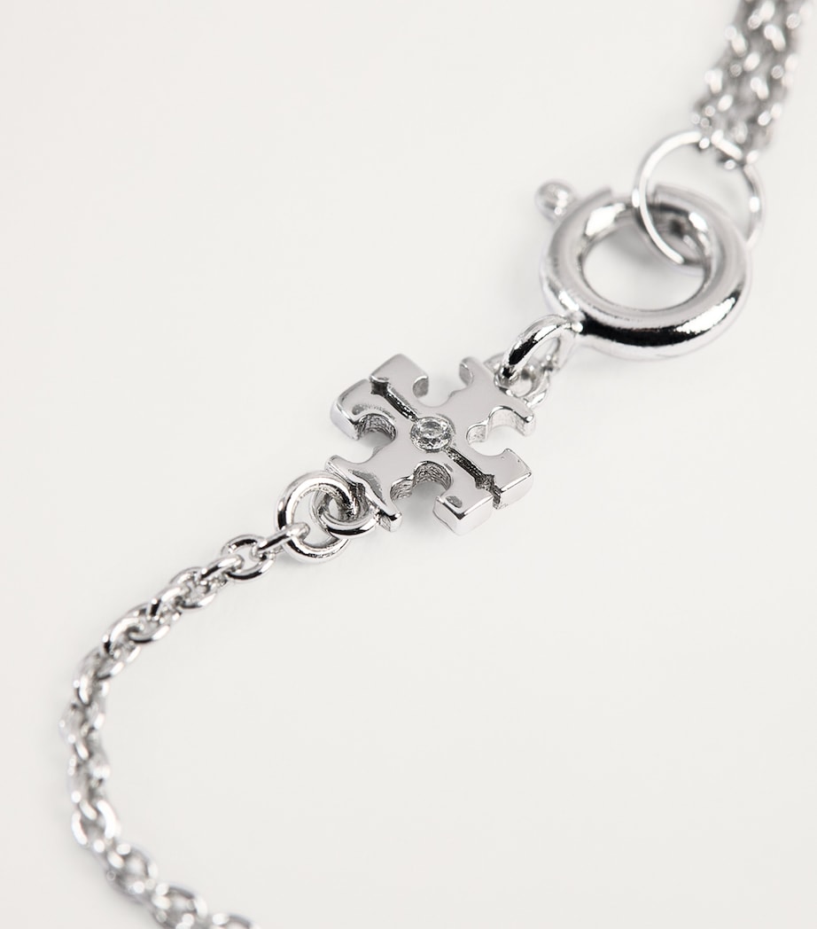 Tory Burch Miller Pavé pendant necklace with crystal trims - British product