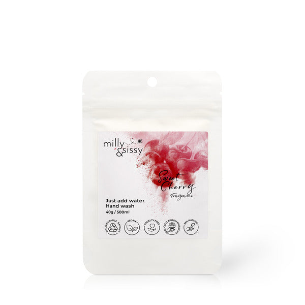 milly&sissy Hand Wash Set: 3 x 40g Refills + 500ml Bottle