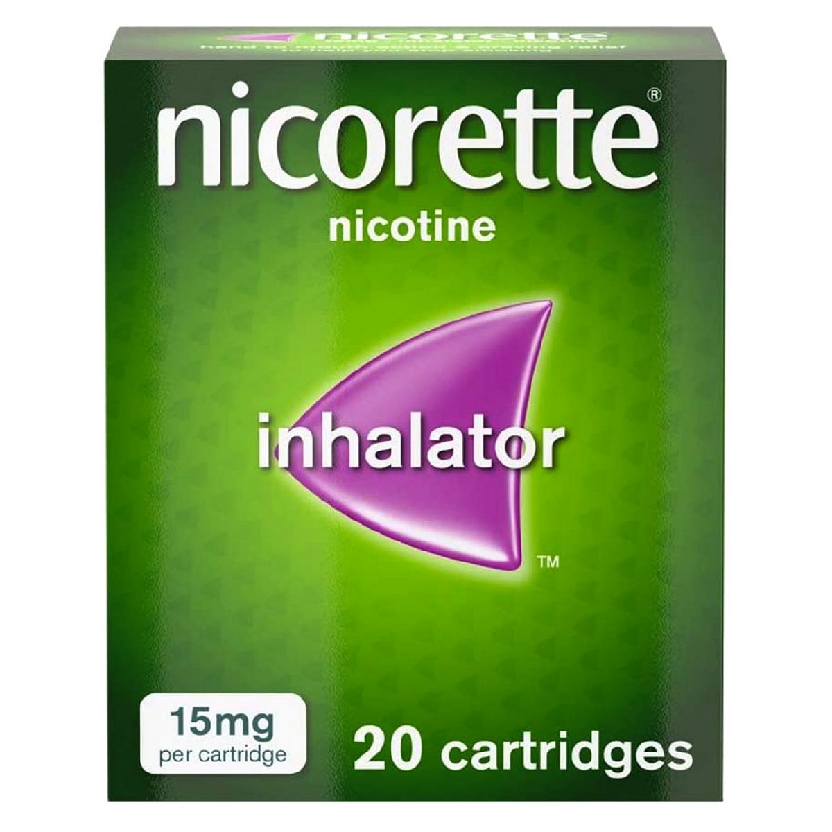 Nicorette 15mg Inhalator - 20 cartridges GOODS Boots   