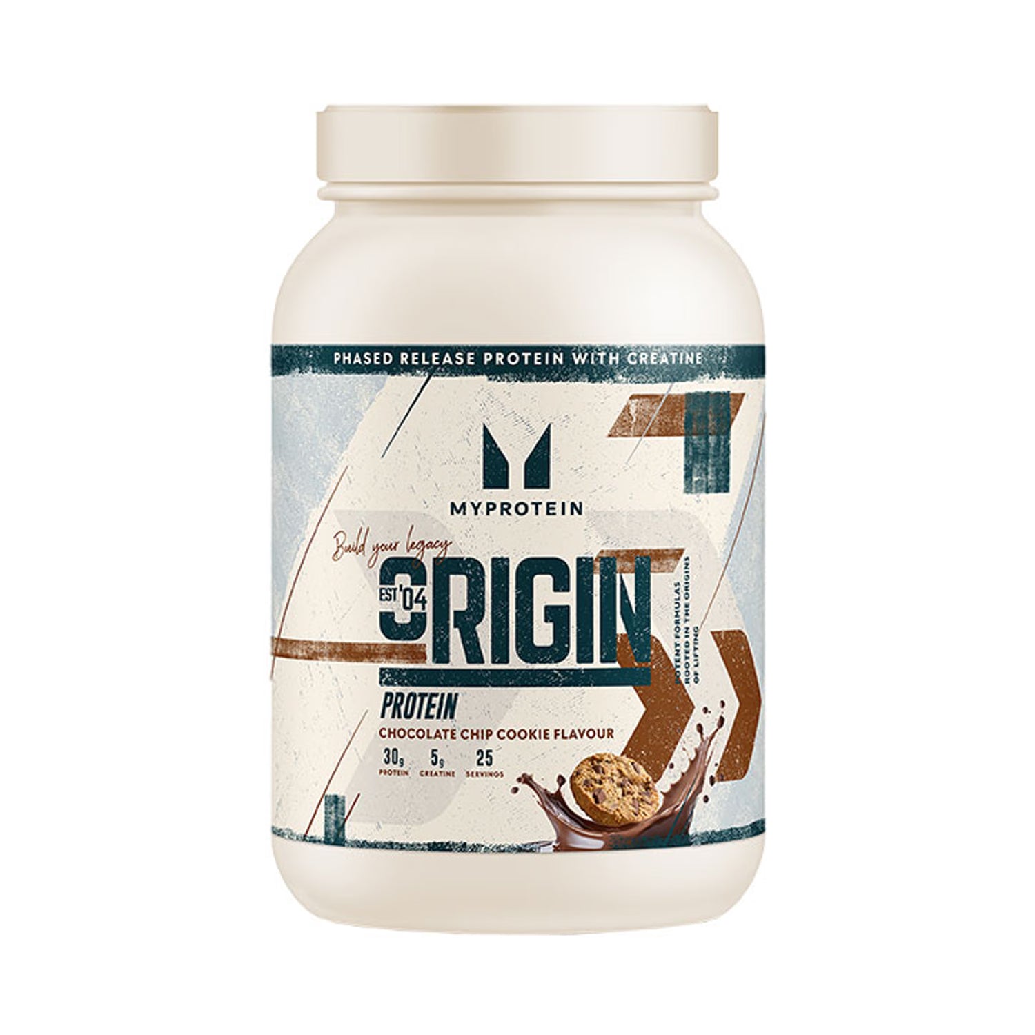 Myprotein Origin Protein Chocolate Chip Cookie 1.2kg, imported from the UK