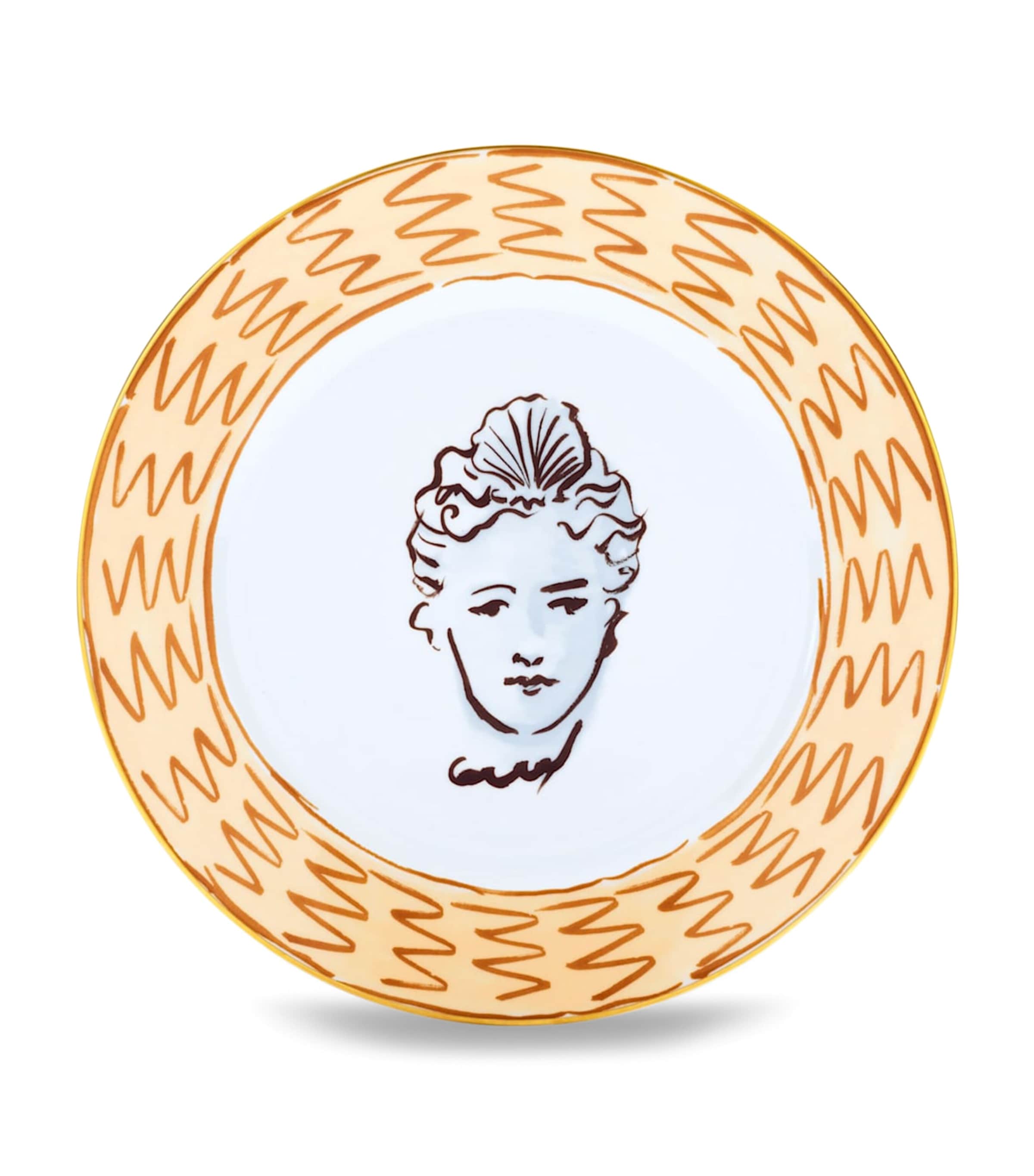 GINORI 1735 porcelain plate Il Viaggio di Nettuno 28cm, UK version
