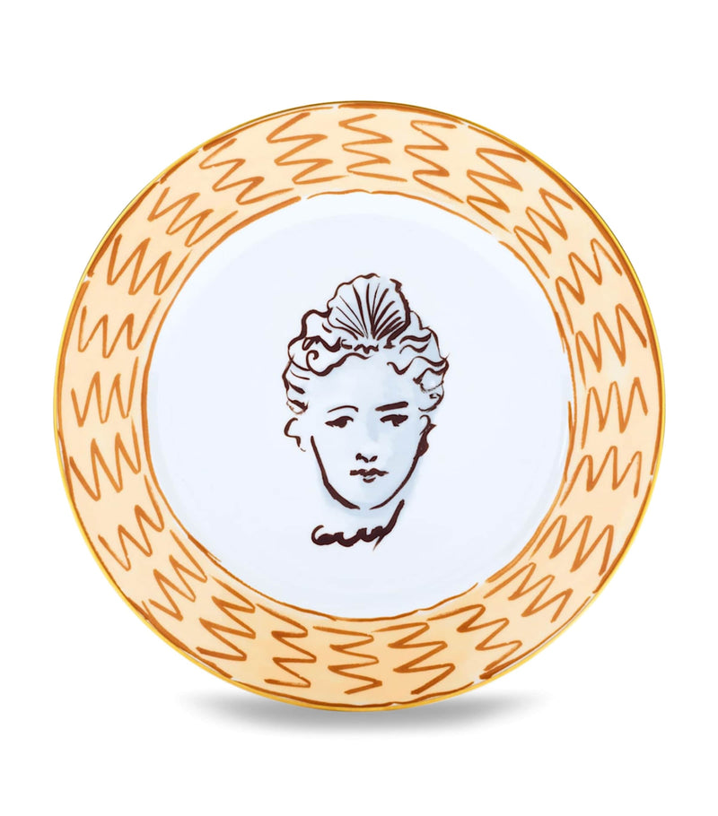 GINORI 1735 porcelain plate Il Viaggio di Nettuno 28cm, UK version