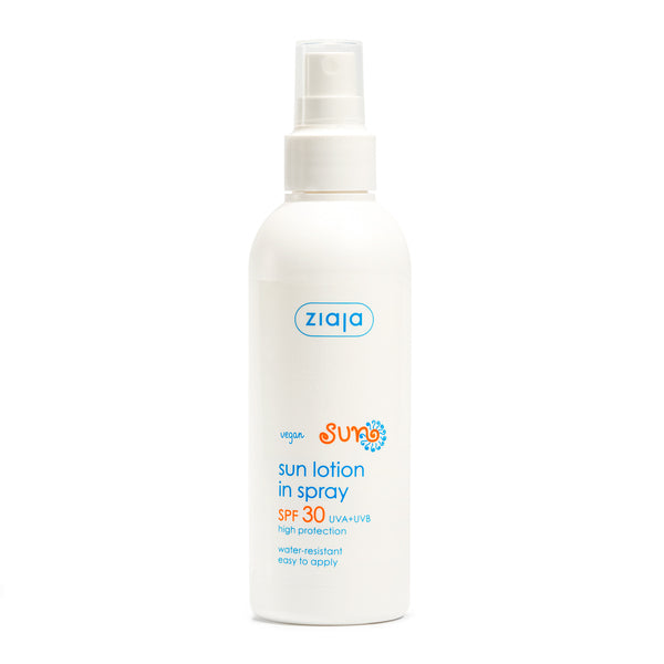 Ziaja sun lotion spray SPF 30 170ml (British brand)